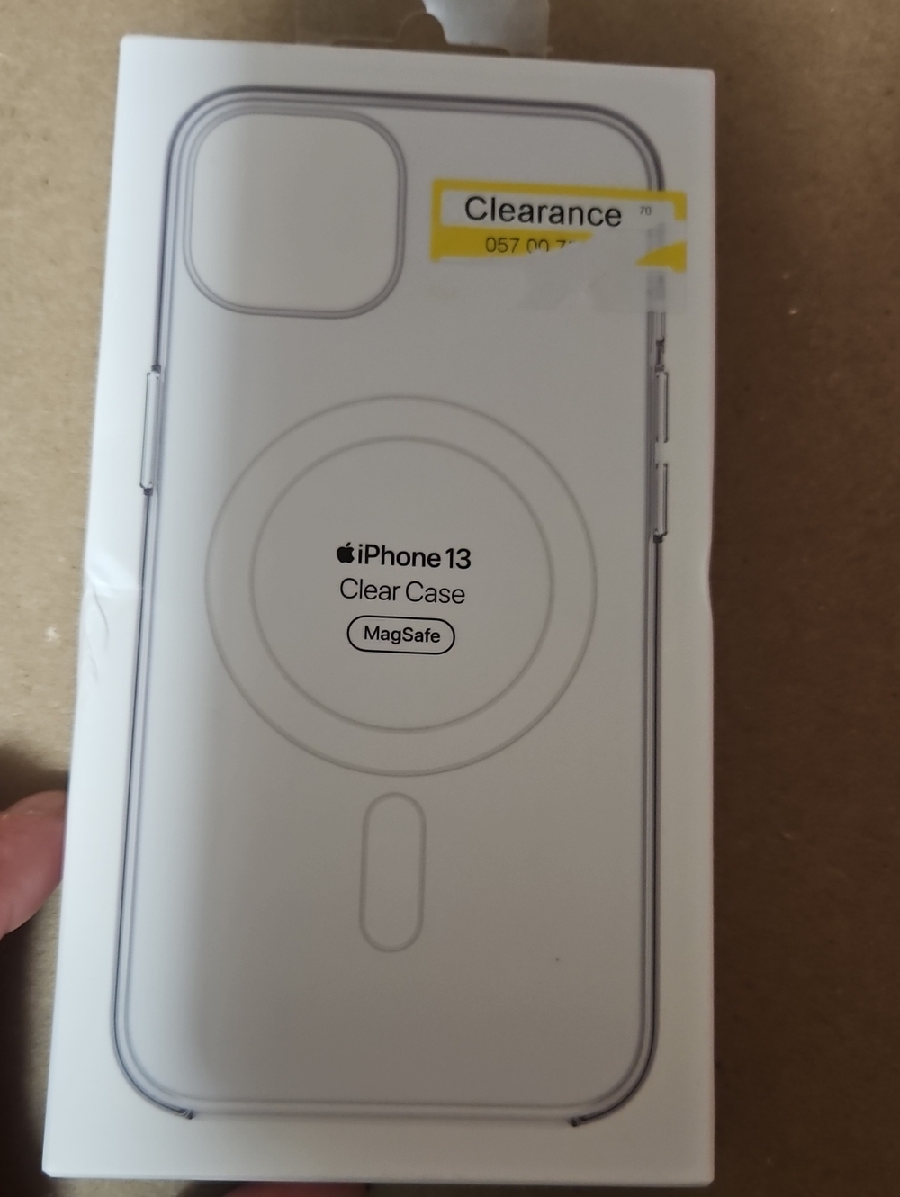 APPLE IPHONE 13 CLEAR CASE: NEW IN BOX